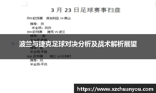 波兰与捷克足球对决分析及战术解析展望